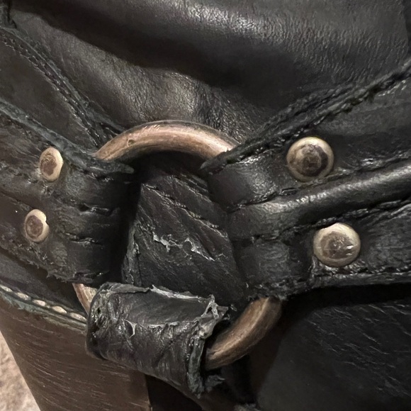 Frye Carmen Harness Boots in Black - Picture 12 of 12